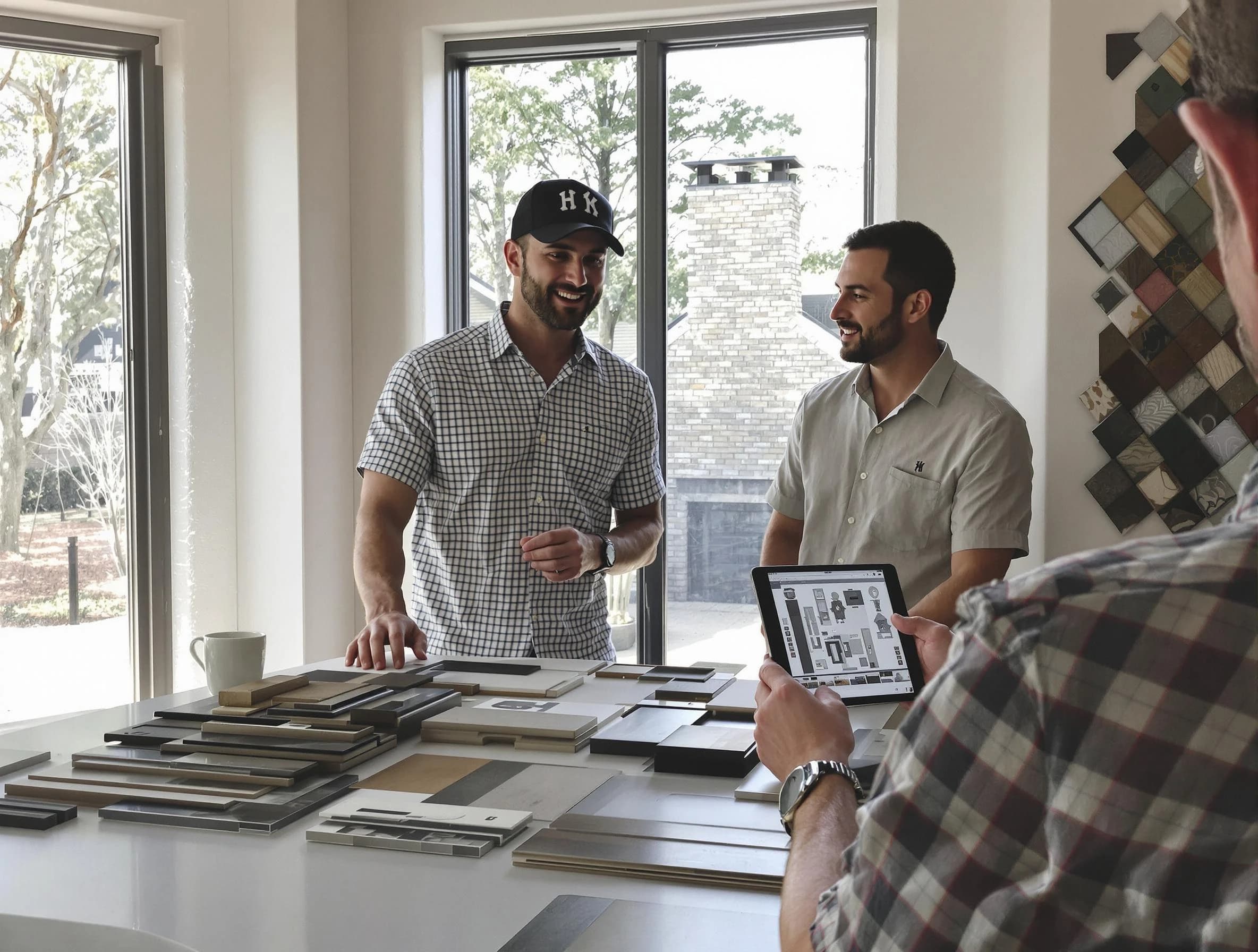 Dedham Chimney Sweep remodeling a chimney and fireplace in Dedham, MA