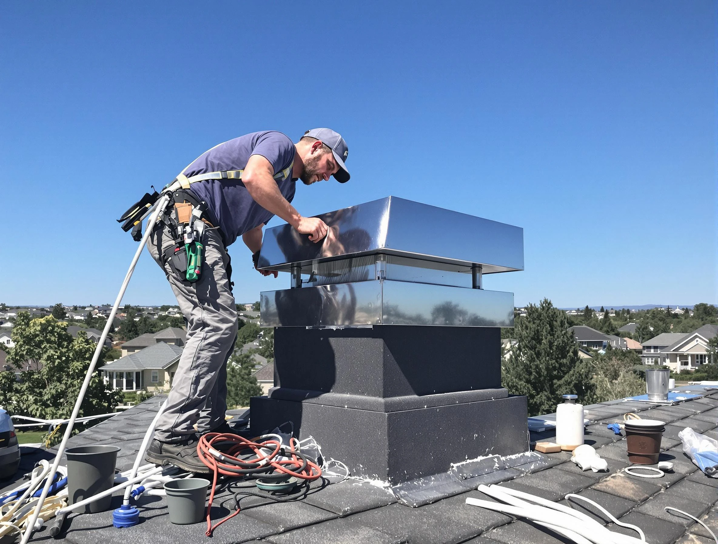 Chimney Cap Services in Dedham