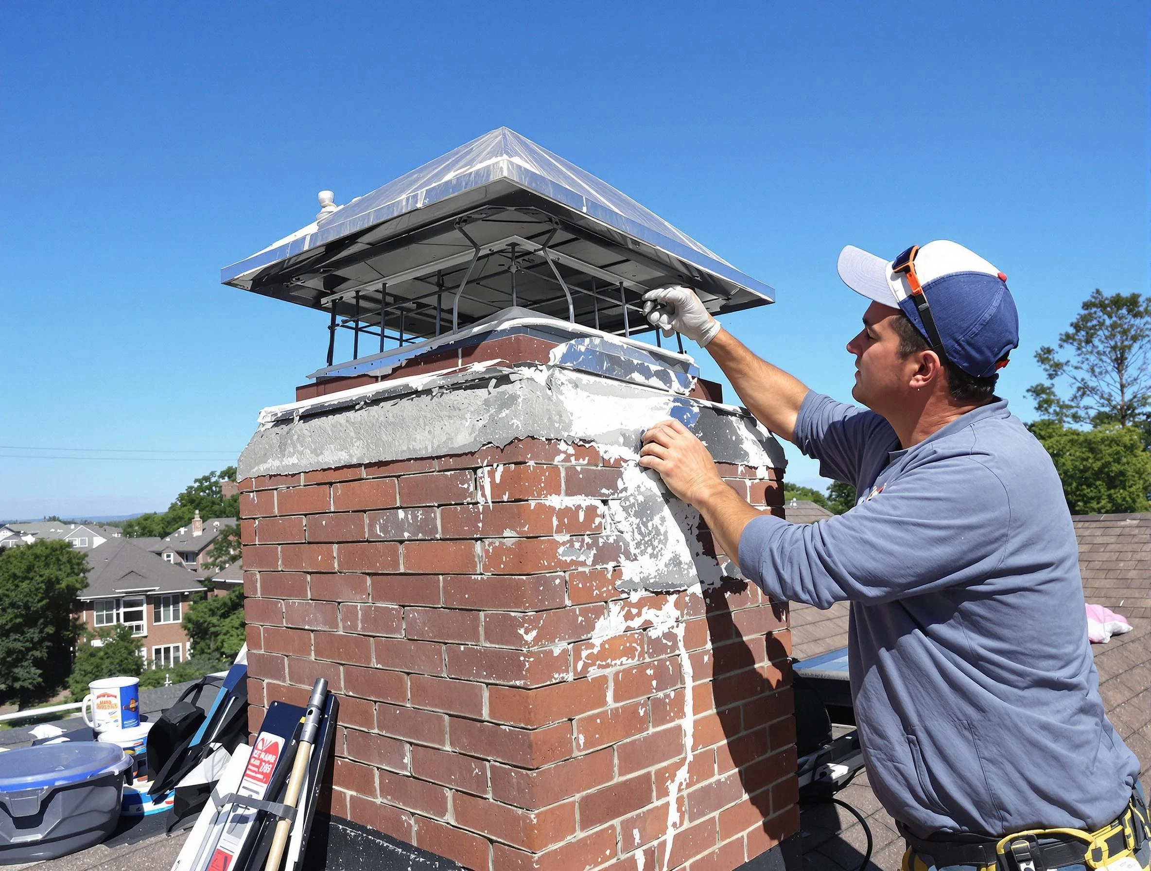 Chimney Crown Services in Dedham
