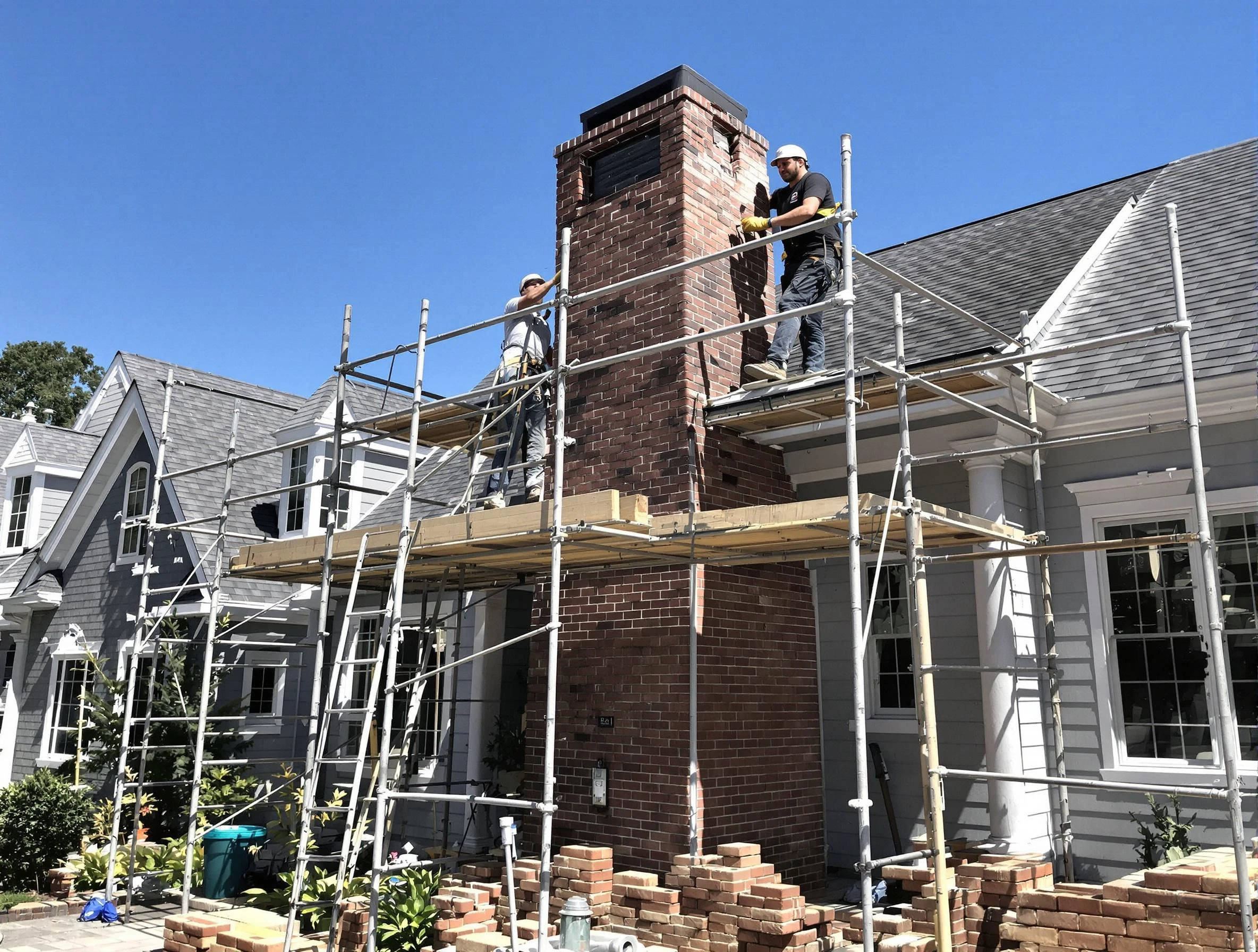 Chimney Rebuilding in Dedham